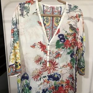 Johnny Was cotton tunic